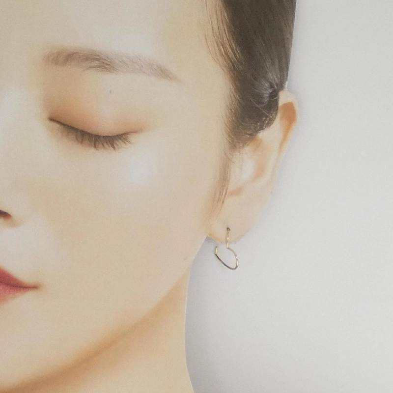 Ponte Vecchio K10YG Bông tai hình trái tim - Hàng hiệu Authentic 847131