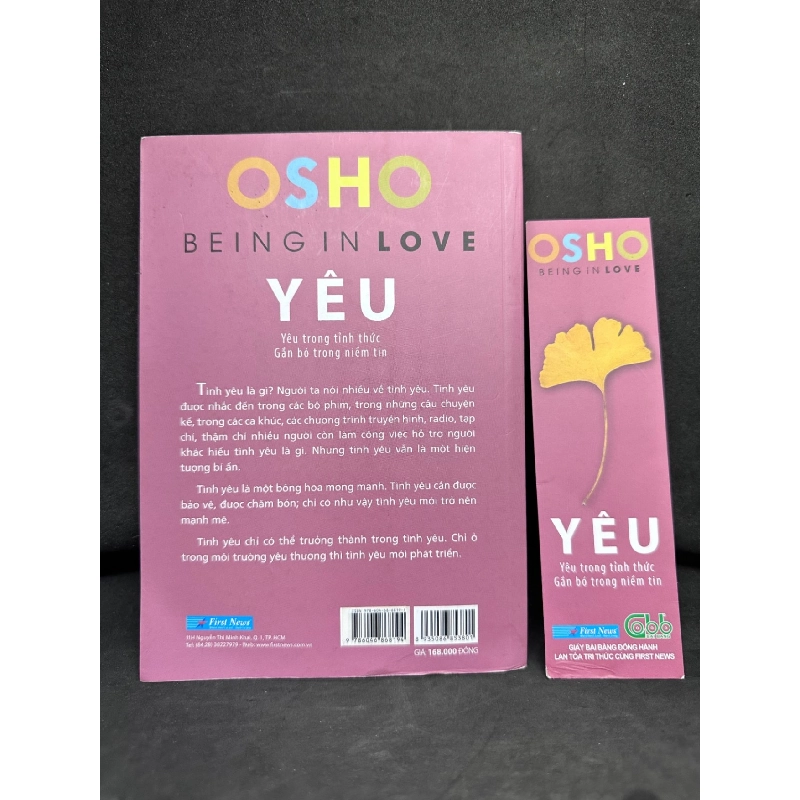 Yêu - Being In Love, Osho, Mới 80% (Ố Nhẹ, Vết Nước Nhẹ, dính trang đầu) SBM270325 918902