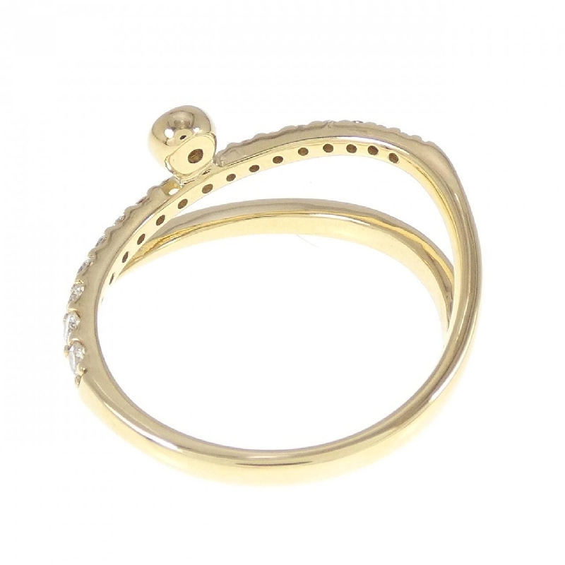 Nhẫn kim cương K18YG 0.088CT 673525