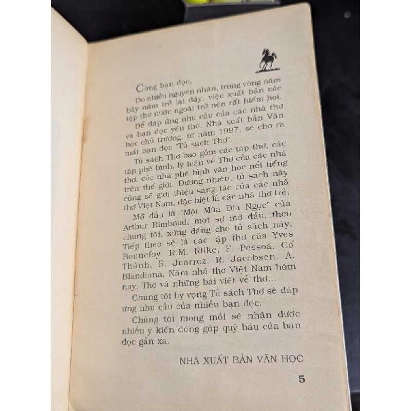 Một mùa địa ngục - Arthur Rimbaud ( bản dịch Huỳnh Phan Anh ) 740230