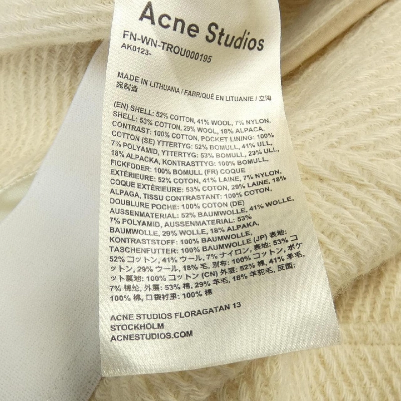 Quần ACNE STUDIOS 648053