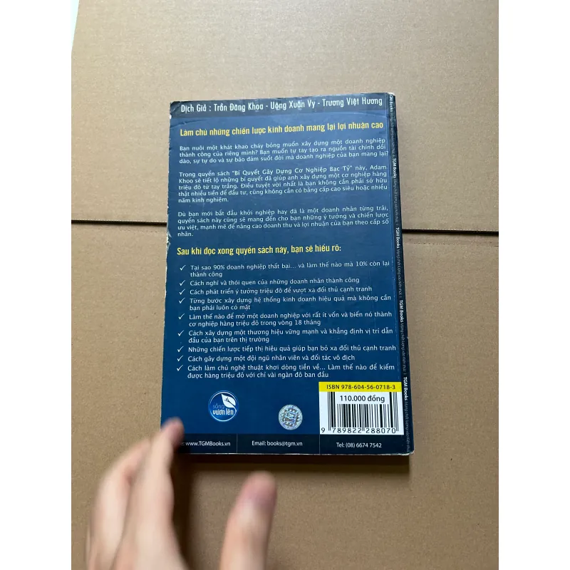 Bí quyết gây dựng cơ nghiệp bạc tỷ - Adam Khoo 745803