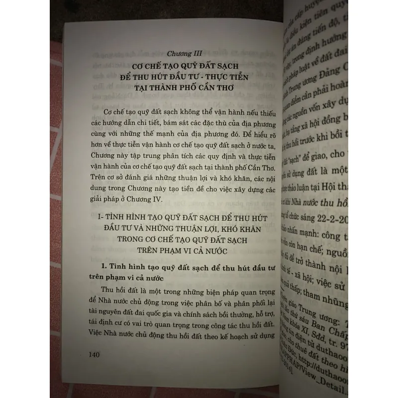 Cơ chế tạo quỹ đất sạch để thu hút đầu tư kinh nghiệm tại thành phố Cần Thơ 712133