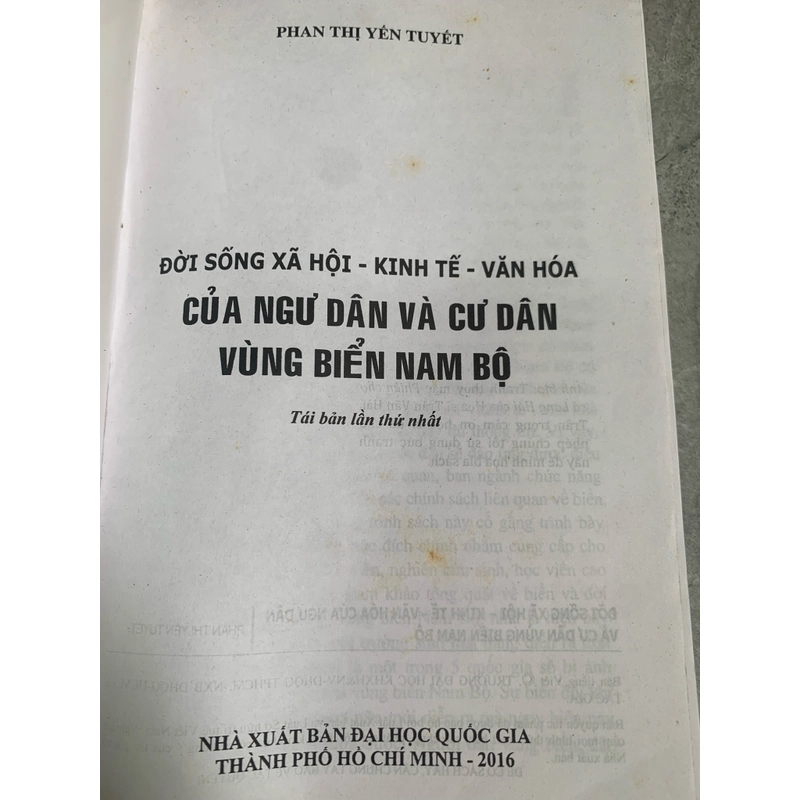 ĐỜI SỐNG XÃ HỘI - KINH TẾ VĂN HÓA CỦA NGƯ DÂN VÀ CƯ DÂN VÙNG BIỂN NAM BỘ  274356