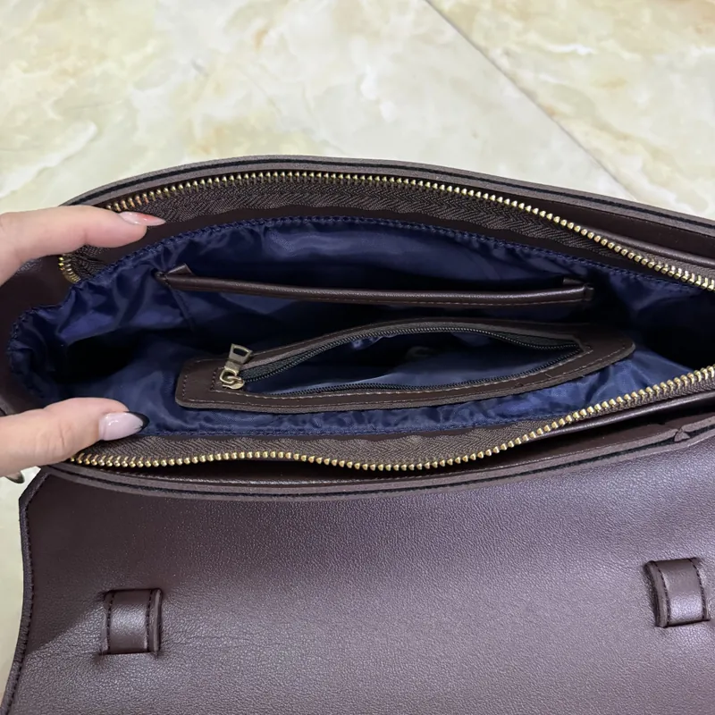 Túi Tote Kẹp nách Đeo chéo Nâu Choco KHÂU BY CQ 717752