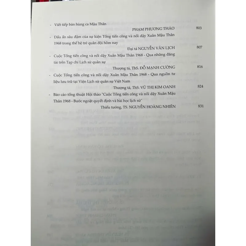 SÁCH CUỘC TỔNG TIẾN CÔNG VÀ NỔI DẬY XUÂN MẬU THÂN 1968 753942