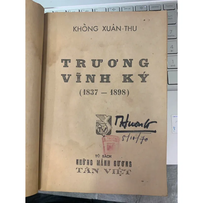 TRƯƠNG VĨNH KÝ (1837 - 1898) - KHỔNG XUÂN THU 716209