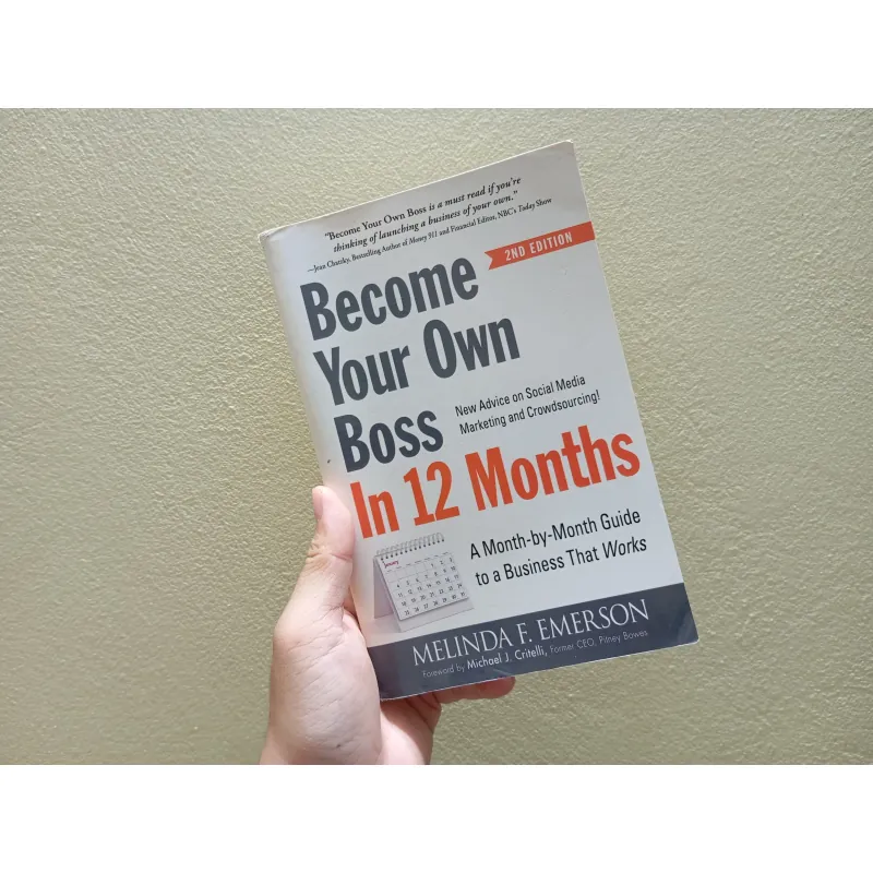 Become your own boss in 12 months english book sách tiếng Anh  1000149