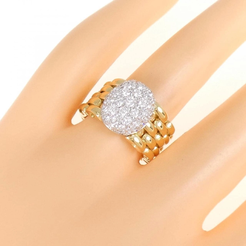 Nhẫn kim cương Pavé 750YG/750WG 672660