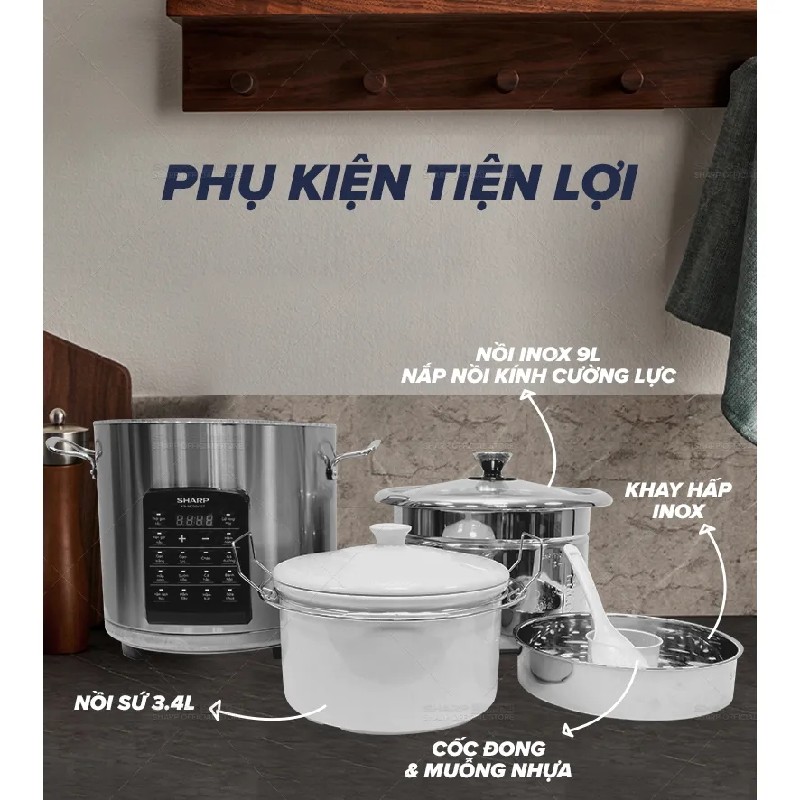 Thanh lý nồi Sharp đa năng 9 lít 10747