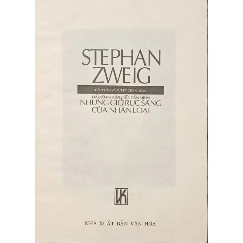Tiểu luận và bút ký chân dung (Stephan Zweig) 700669
