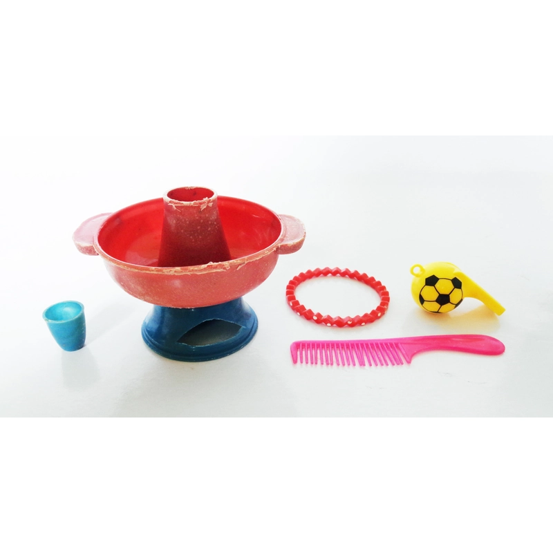 Một số món nhựa mini trong bộ chơi đồ hàng xưa phiên bản tuổi thơ 9x 461751