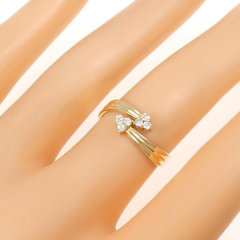 Nhẫn kim cương K18YG 0.11CT 669067