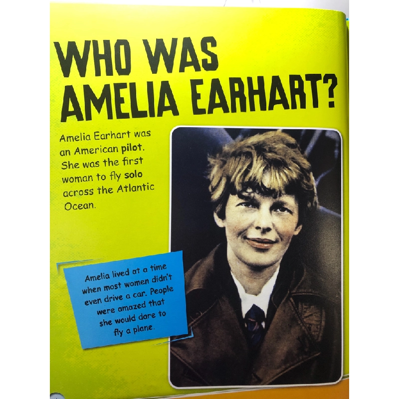 Amelia Earhart Transatlantic Pilot BÌA CỨNG mới Jane Bingham HPB2607 NGOẠI VĂN 191261