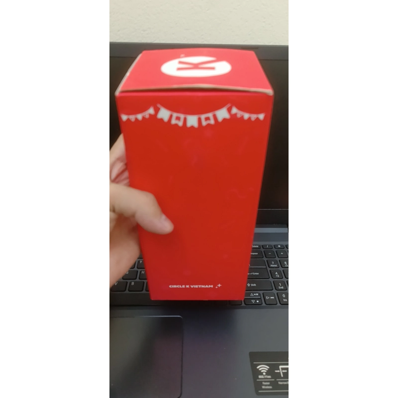 Bình giữ nhiệt The Festival Circle K-full phụ kiện ống hút, sticker, tem bảo hành 326301