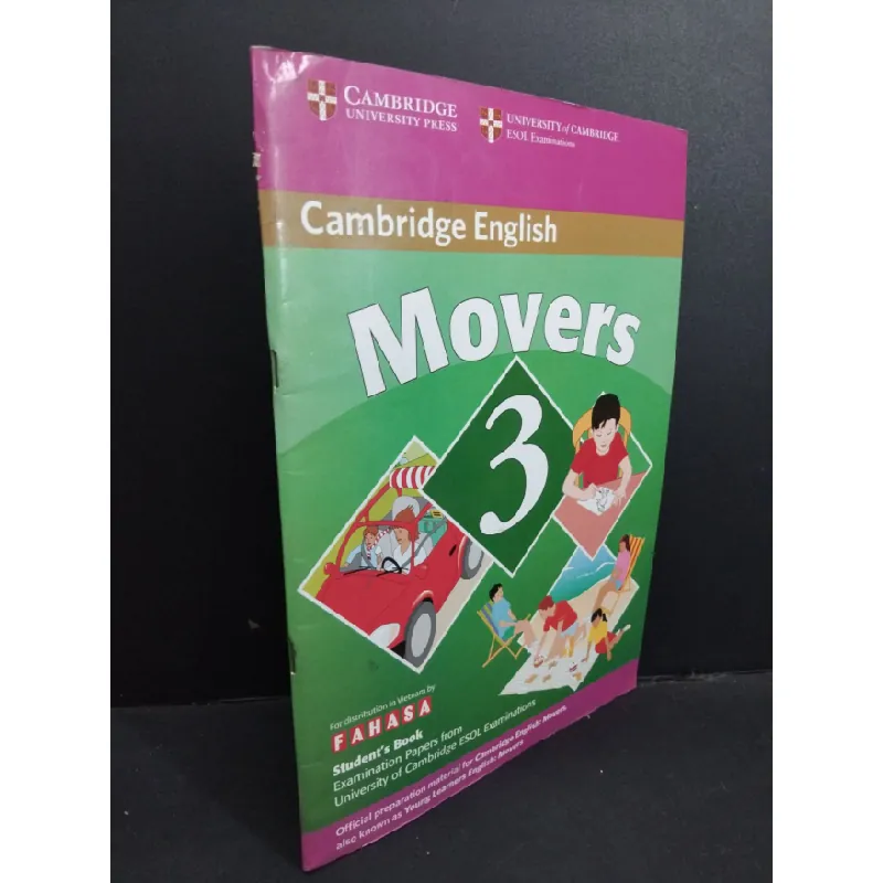 [Sách Cũ SCGR] Cambridge young learners English test Cambridge Movers 3 mới 80% bẩn bìa, ố nhẹ 2019 HCM2811 Cambridge HỌC NGOẠI NGỮ 684397