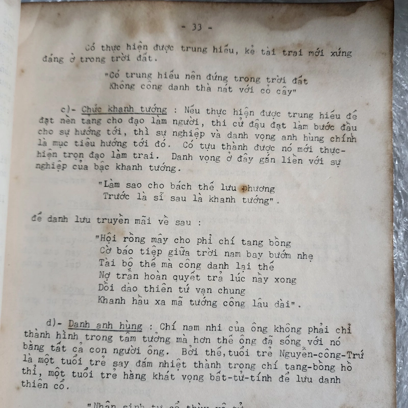 Việt văn in roneo trước 1975 khổ to 466460