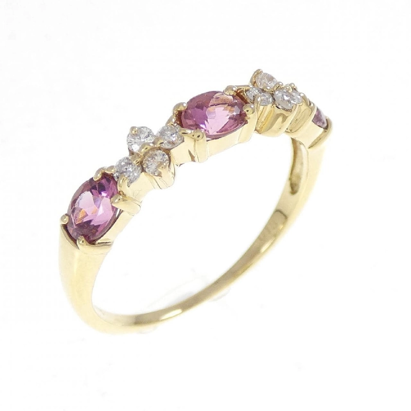 Nhẫn Tourmaline Hoa K18YG - Hàng hiệu Chính hãng 846089