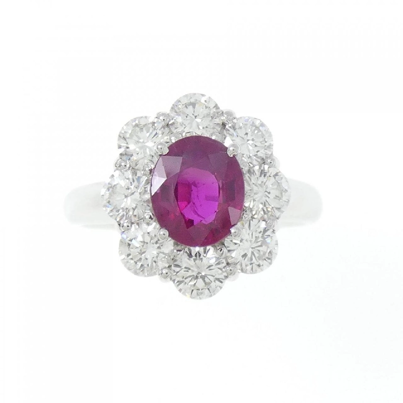 Nhẫn ruby PT900 1.45CT xuất xứ từ Myanmar 671234