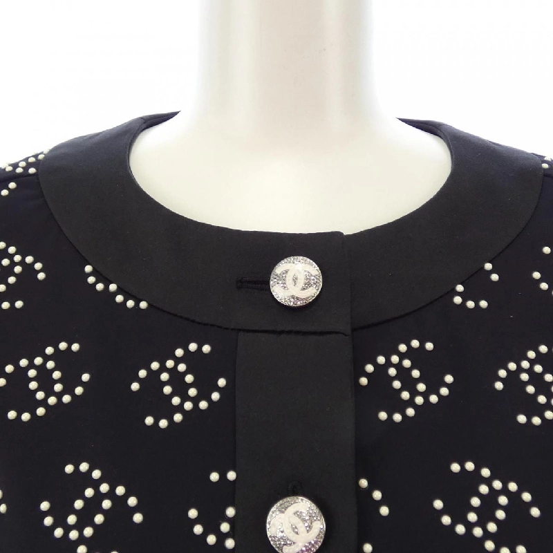 Jacket không cổ CHANEL LOOK42 P73967V65539 23C - Hàng hiệu Authentic 820176