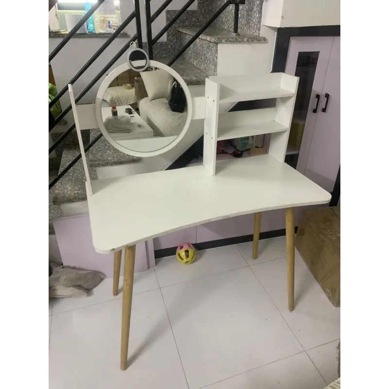 bàn trang điểm gỗ trắng 100x120x50 973894