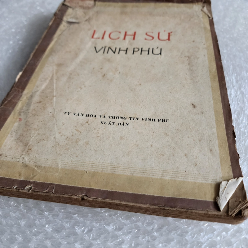 Lịch sử Vĩnh Phú | Ty văn hóa thông tin | 1980 khổ to | tình trạng như hình 526464