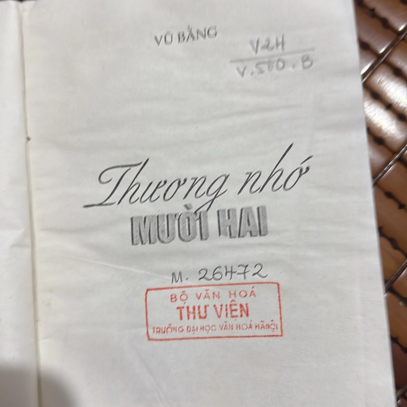 Thương nhớ mười hai - Vũ Bằng 517954