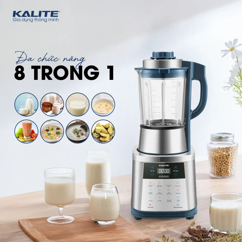 Máy Làm Sữa Hạt Kalite KCBV8P – Đa Năng 8in1, Thiết Kế Sang Trọng, Dễ Vệ Sinh 588854