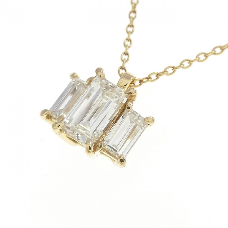 K18YG Dây chuyền kim cương 0.73CT - Hàng hiệu Authentic 861242