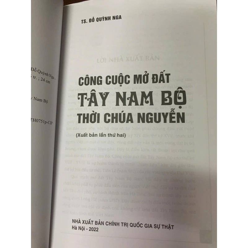 CÔNG CUỘC MỞ ĐẤT TÂY NAM BỘ THỜI CHÚA NGUYỄN - TS. ĐỖ QUỲNH NGA 531907