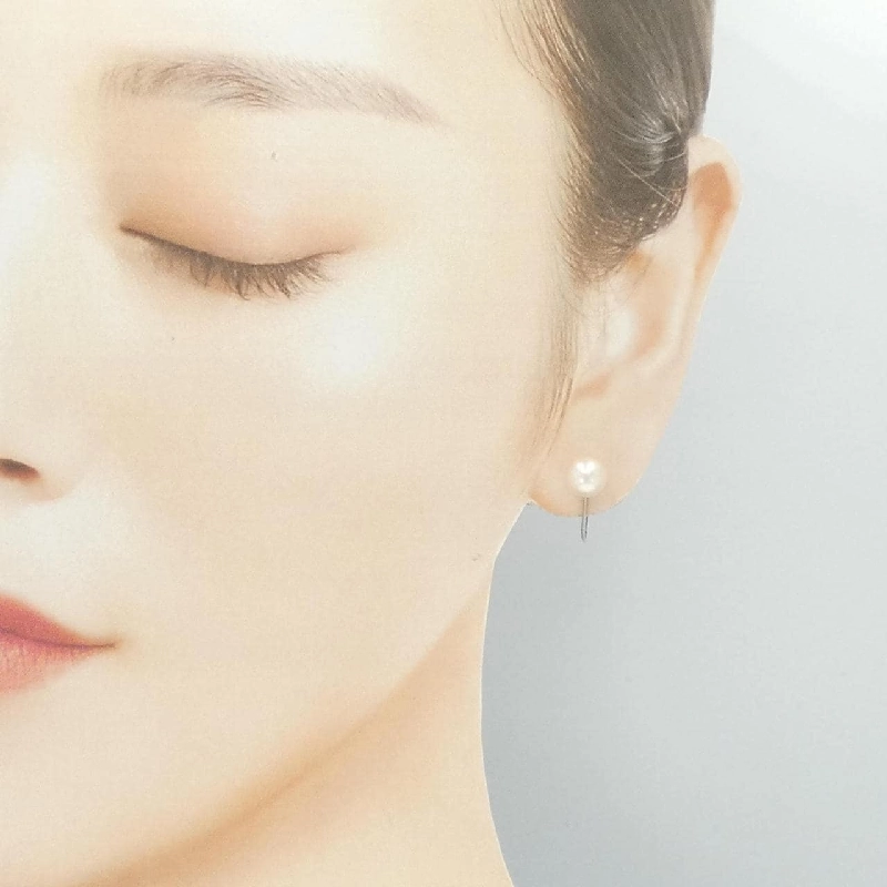 Bông tai ngọc trai Akoya PT900 6.7mm - Hàng hiệu Authentic 871075