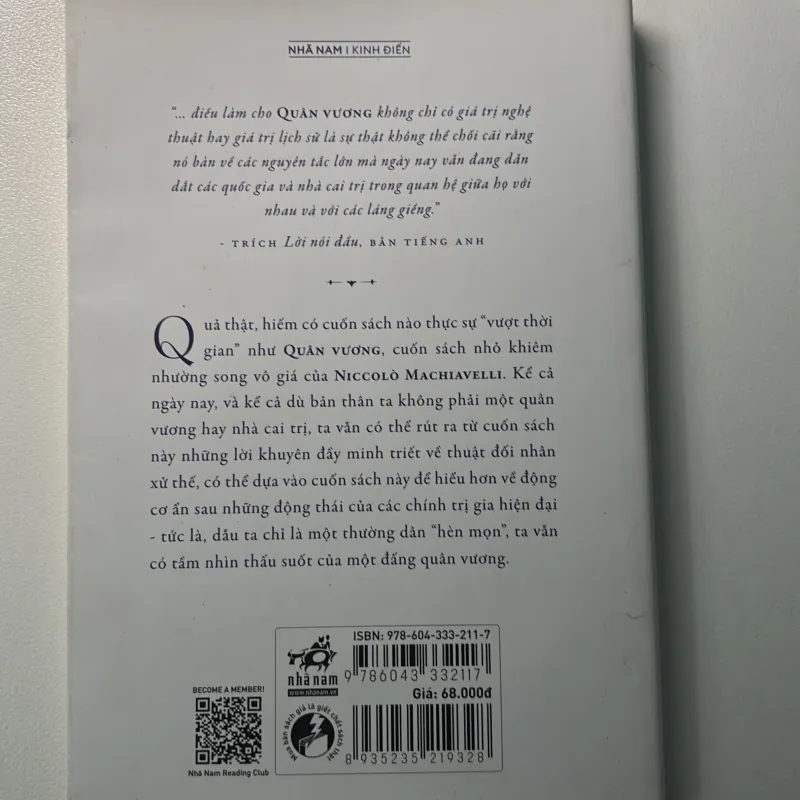 Quân Vương ( Niccolo Machiavelli ) 1021848