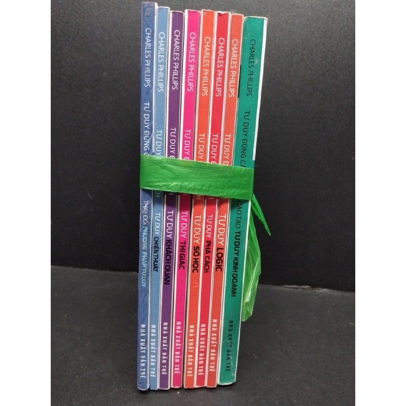 Bộ 8 cuốn tư duy đúng cách mới 70% ố vàng HCM1008 Charles Phillips KỸ NĂNG 916371