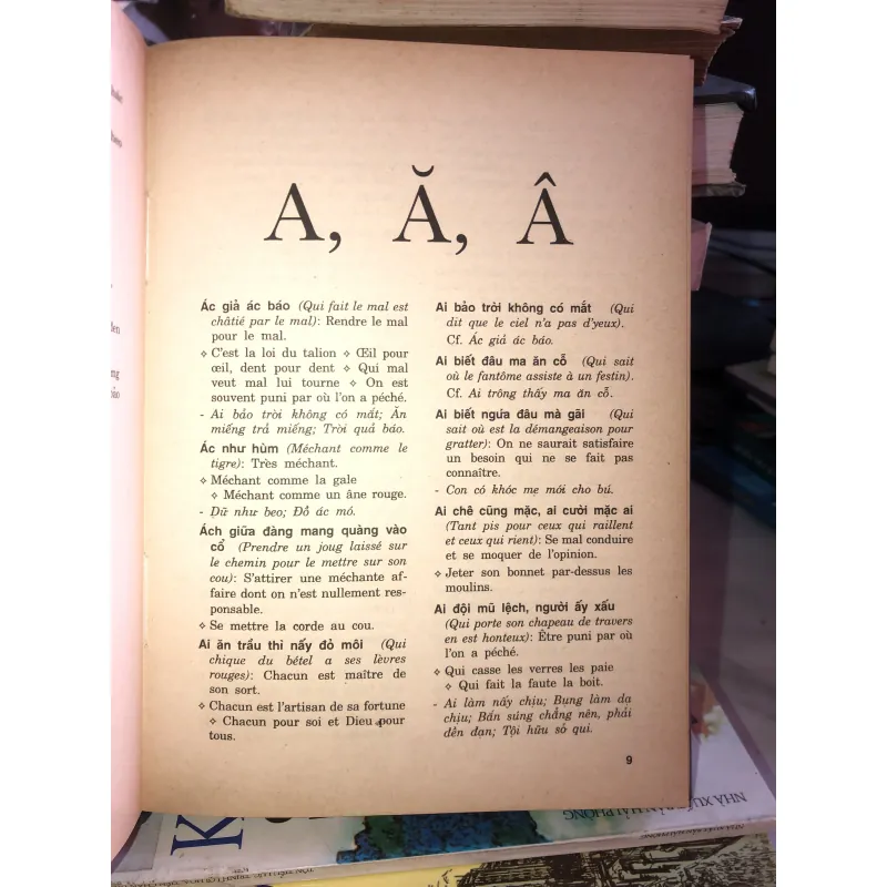 Từ điển thành ngữ - Tục ngữ Việt - Pháp - GS. Nguyễn Lân 1029305