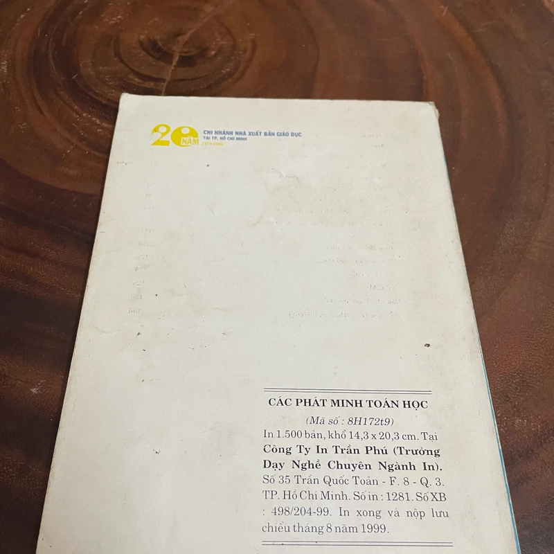 II Tựa sách: Các Phát Minh Toán Học - IRVING ADLER - 1999 462503