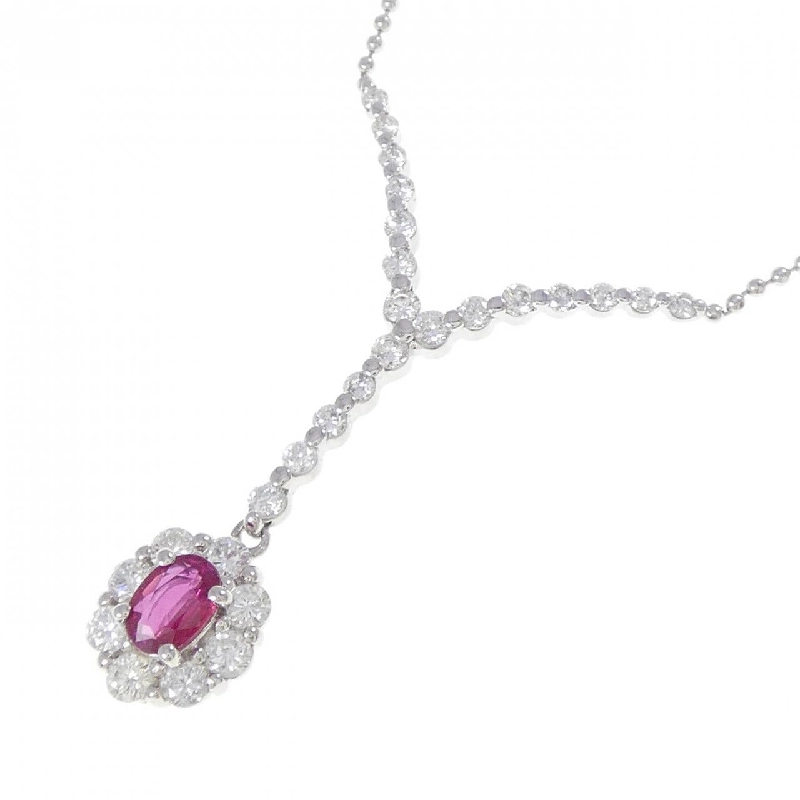Dây chuyền ruby PT900/PT850 0.38CT - Hàng hiệu Chính hãng 857172