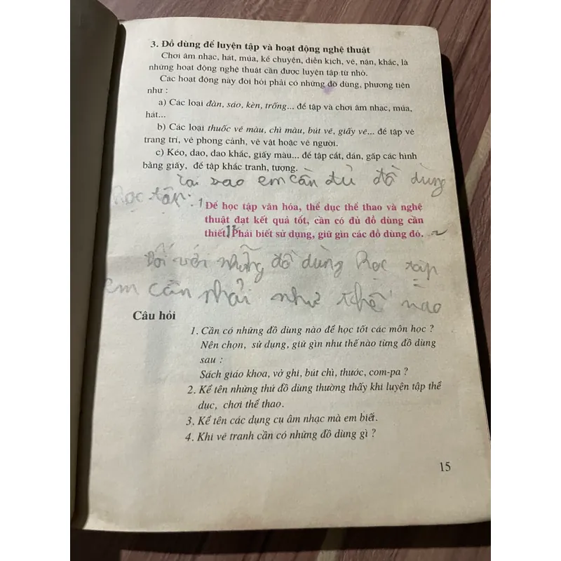 Tự nhiên xã hội lớp 5 - sách giáo khoa xưa  592545