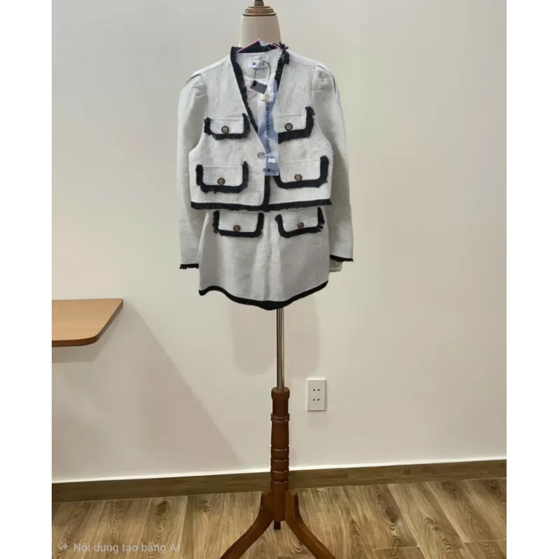 Set bộ dạ tuýt kèm chân váy 973868