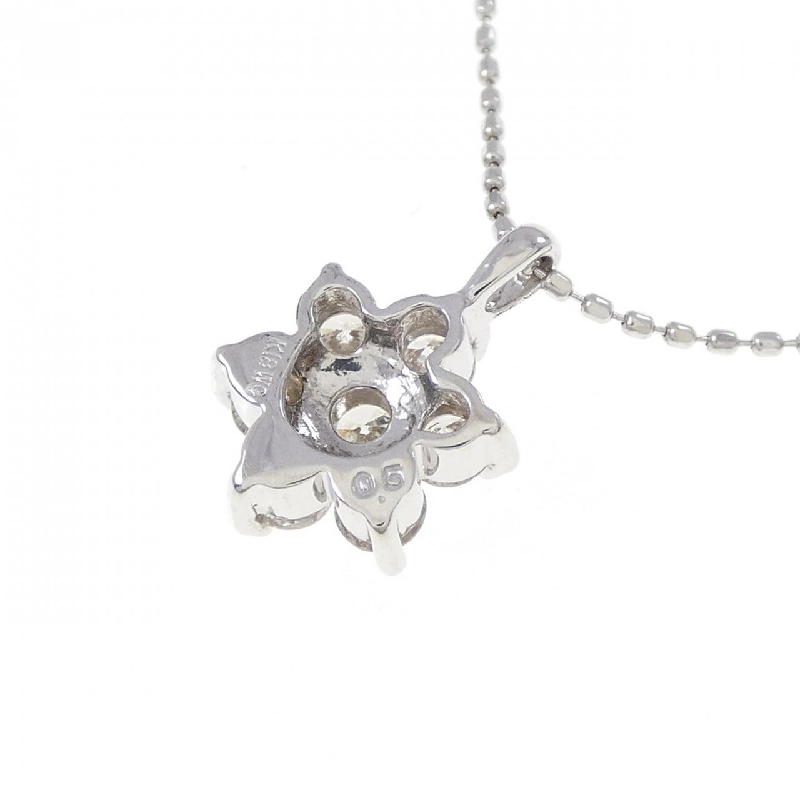 K18WG Hoa Kim Cương Dây Chuyền 0.5CT - Hàng hiệu Chính hãng 855949