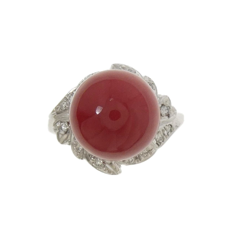 Nhẫn san hô PT900 11.4mm - Hàng hiệu Chính hãng 851126