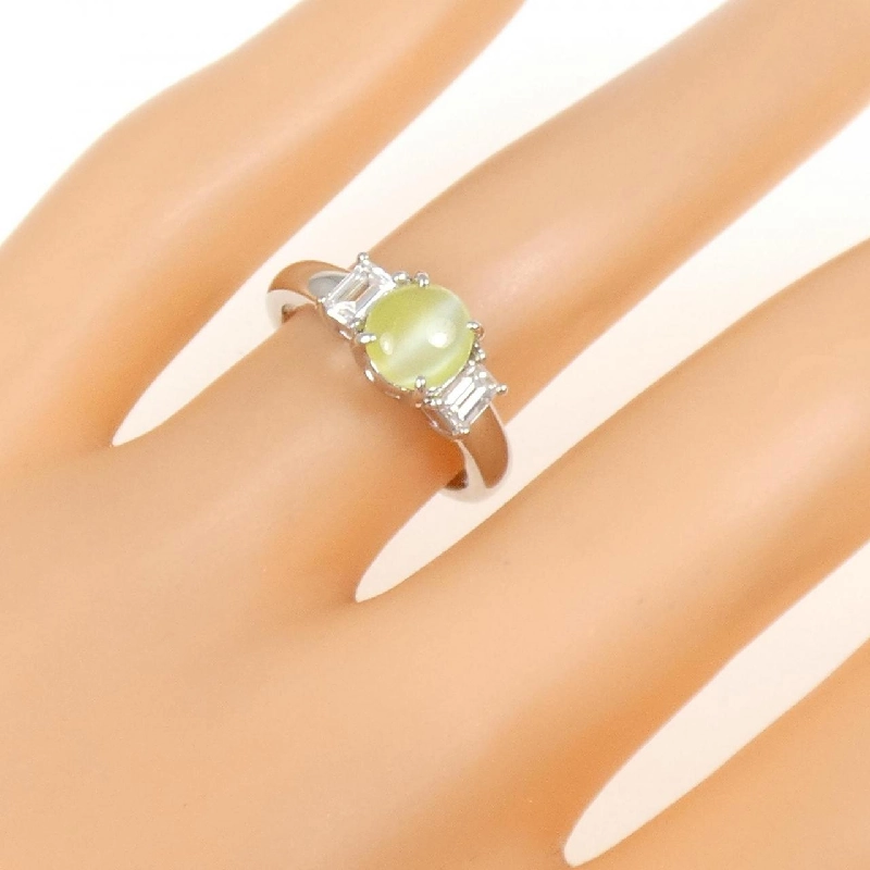 Nhẫn Chrysoberyl Cat's Eye PT900 1.24CT - Hàng hiệu Chính hãng 853993