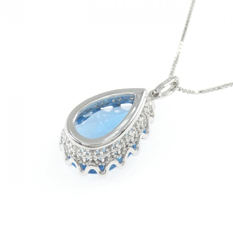 K10WG Blue Topaz Necklace - Hàng hiệu Authentic 862074
