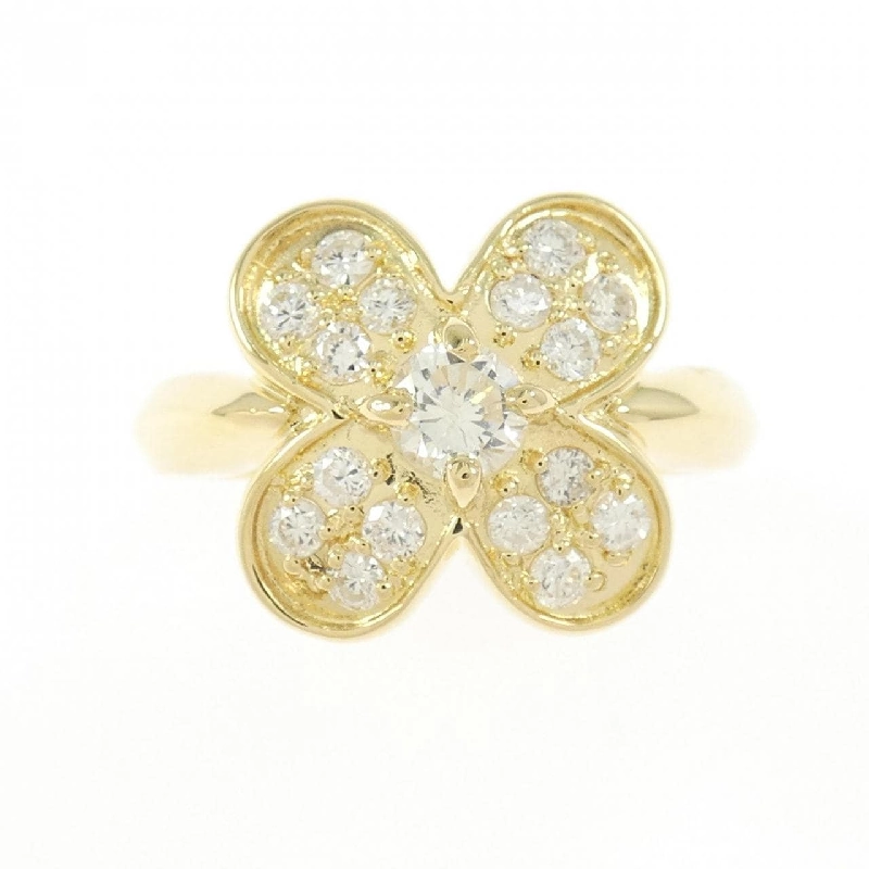 Nhẫn kim cương hoa K18YG 0.50CT 667865