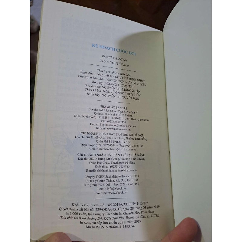 Kế hoạch cuộc đời - Robert Ashton KỸ NĂNG HCM1008 920160