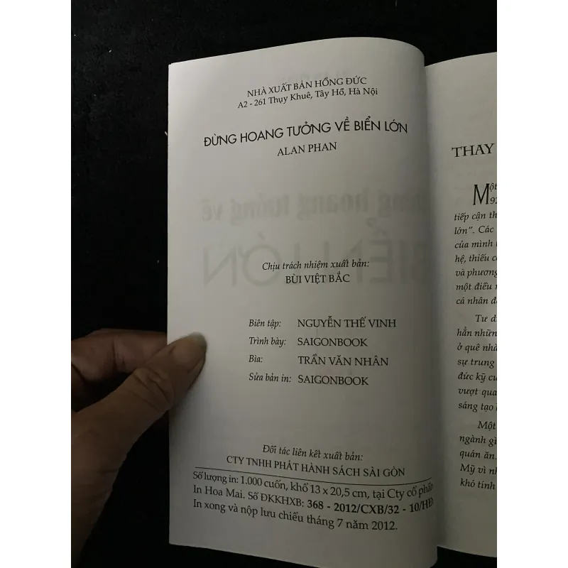 Đừng hoang tưởng ra biển lớn 991524