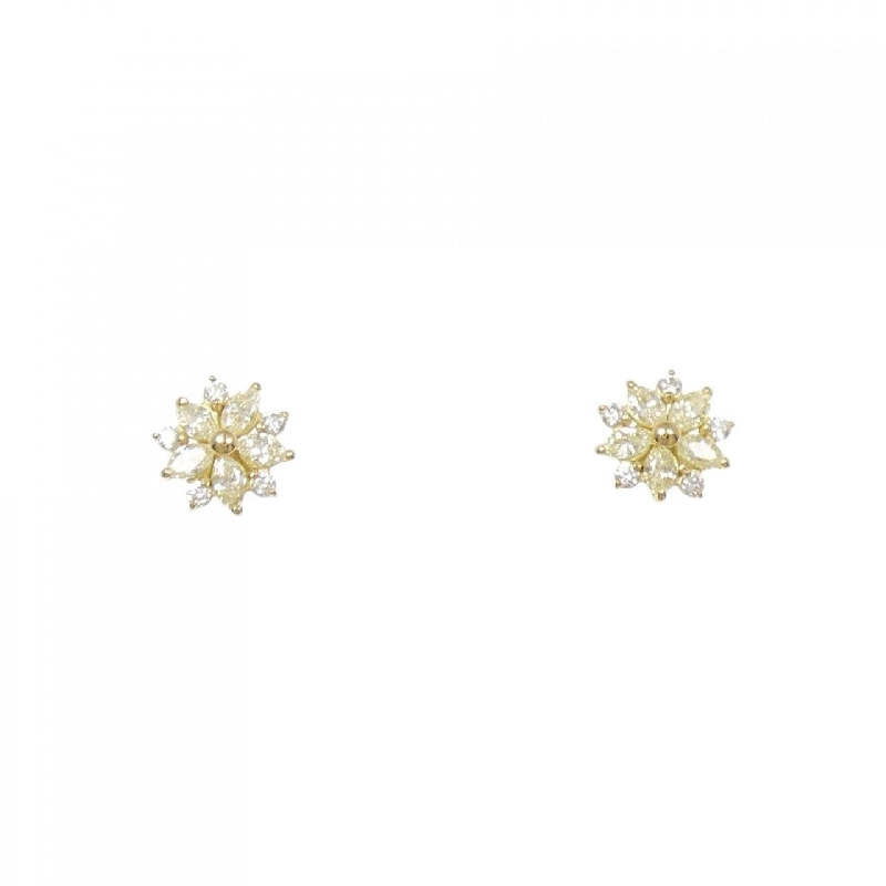 K18YG Bông tai kim cương 0.30CT - Hàng hiệu Chính hãng 876479