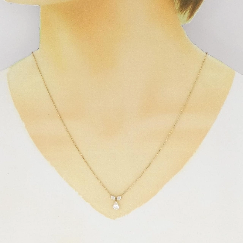 K18YG Dây chuyền kim cương 0.56CT - Hàng hiệu Chính hãng 860666