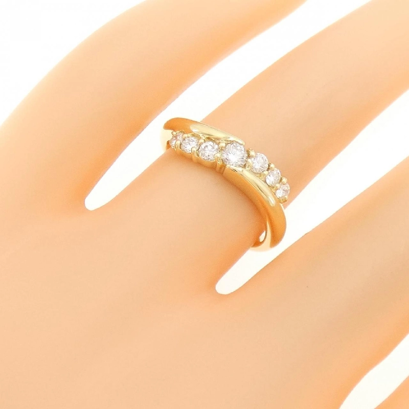 Nhẫn kim cương K18YG 0.33CT - Hàng hiệu Authentic 855863