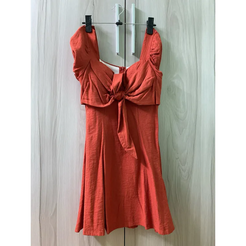 Đầm xoè nơ ngực có mút 1067868