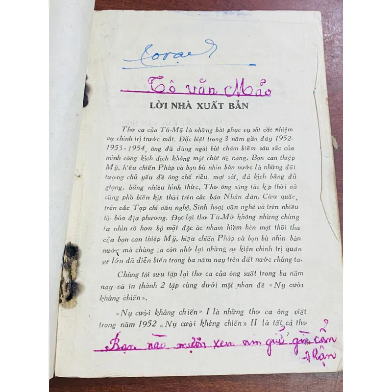 NỤ CƯỜI KHÁNG CHIẾN - TÚ MỠ 601698